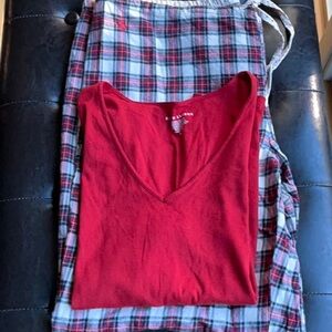 Ladies Ralph Lauren Lounging PJs, Adjustable Waist On Pants, Kangaroo Pocket